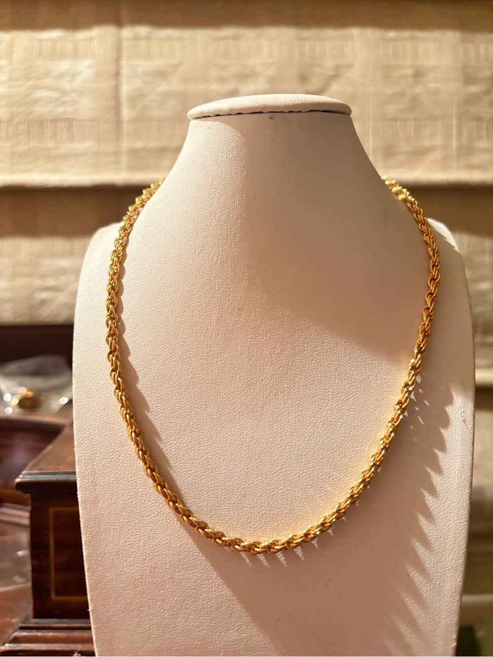 Valentino Mario Valentino Gold Rope Chain Necklace - Women's Jewelry